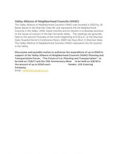 thumbnail of Valley Alliance of Neighborhood Councils (VANC)