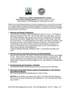 thumbnail of October 19, 2017 General Board Meeting Minutes