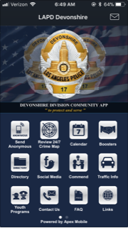 LAPD Devonshire app