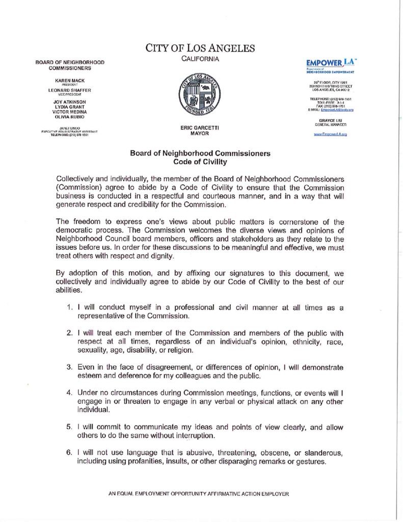 thumbnail of CODE OF CIVILITY