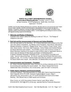 thumbnail of June 21, 2018 General Board Meeting Minutes