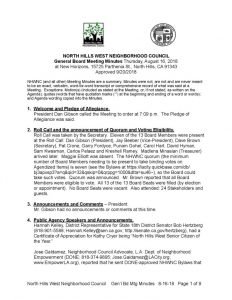 thumbnail of August 16, 2018 General Board Meeting Minutes.