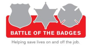 Battle of the Badges Blood Drive logo