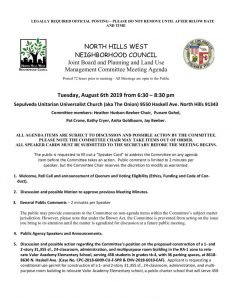 thumbnail of August 6, 2019 NHWNC PLUM Meeting Agenda