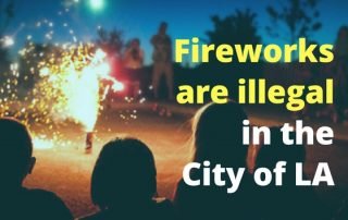 Fireworks are illegal