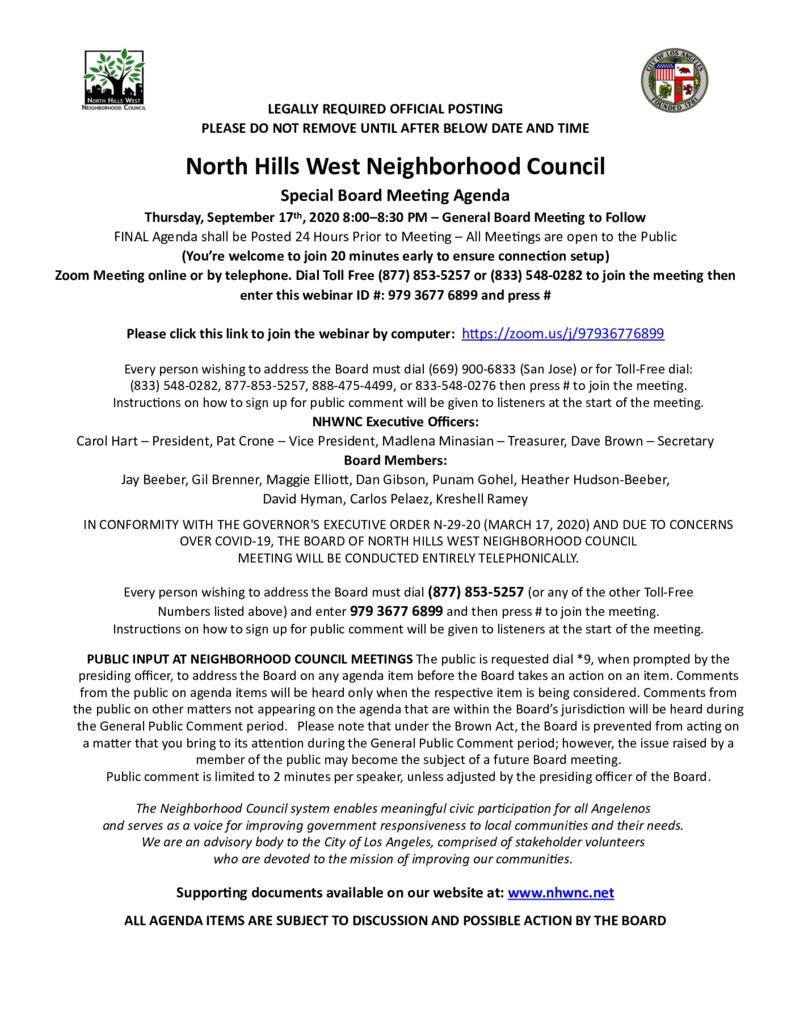 thumbnail of 2020.09.17 NHWNC Special BM Agenda for Webinar Meeting FINAL