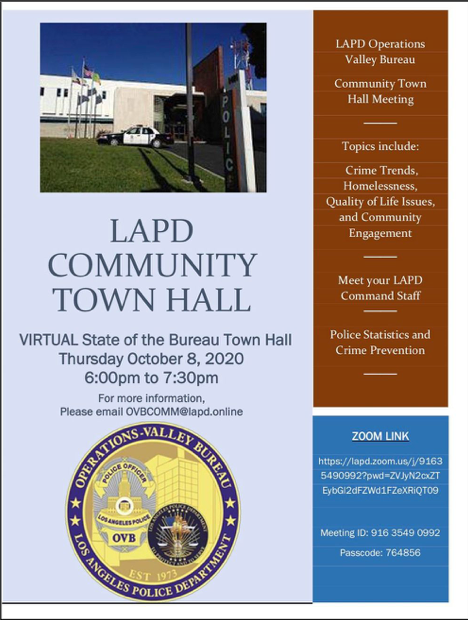 LAPD OVB flyer