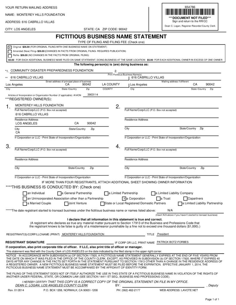 thumbnail of MHF-Fictitious Business Name Statement CDPF