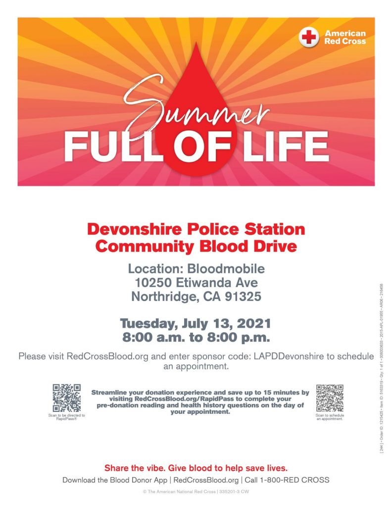 Red Cross Blood Drive