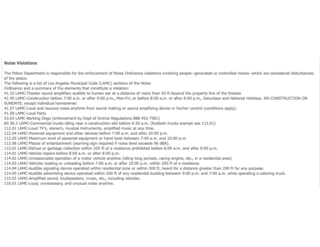 thumbnail of LAMC Noise Violations