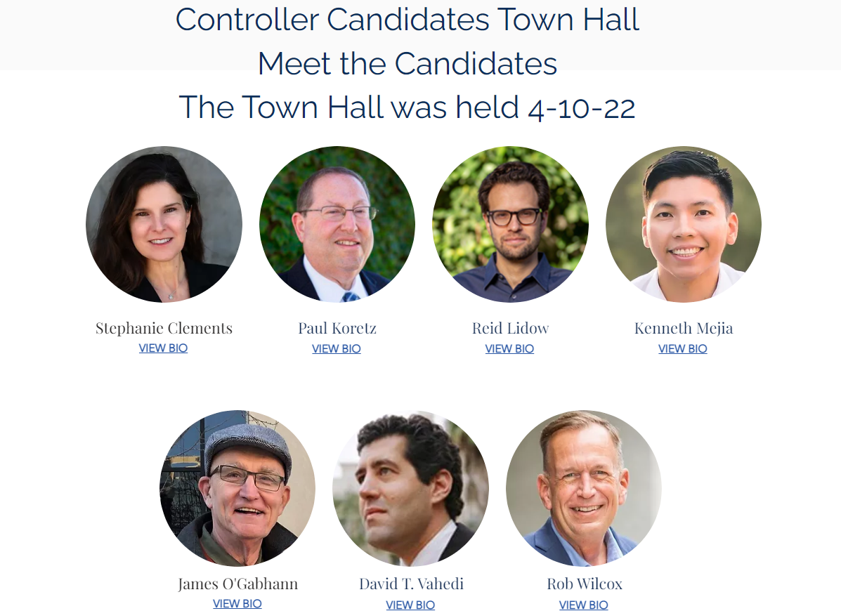City Controller Candidates