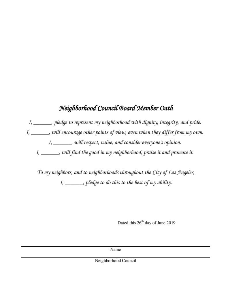 thumbnail of NC Pledge — Oath of Office, Short Version