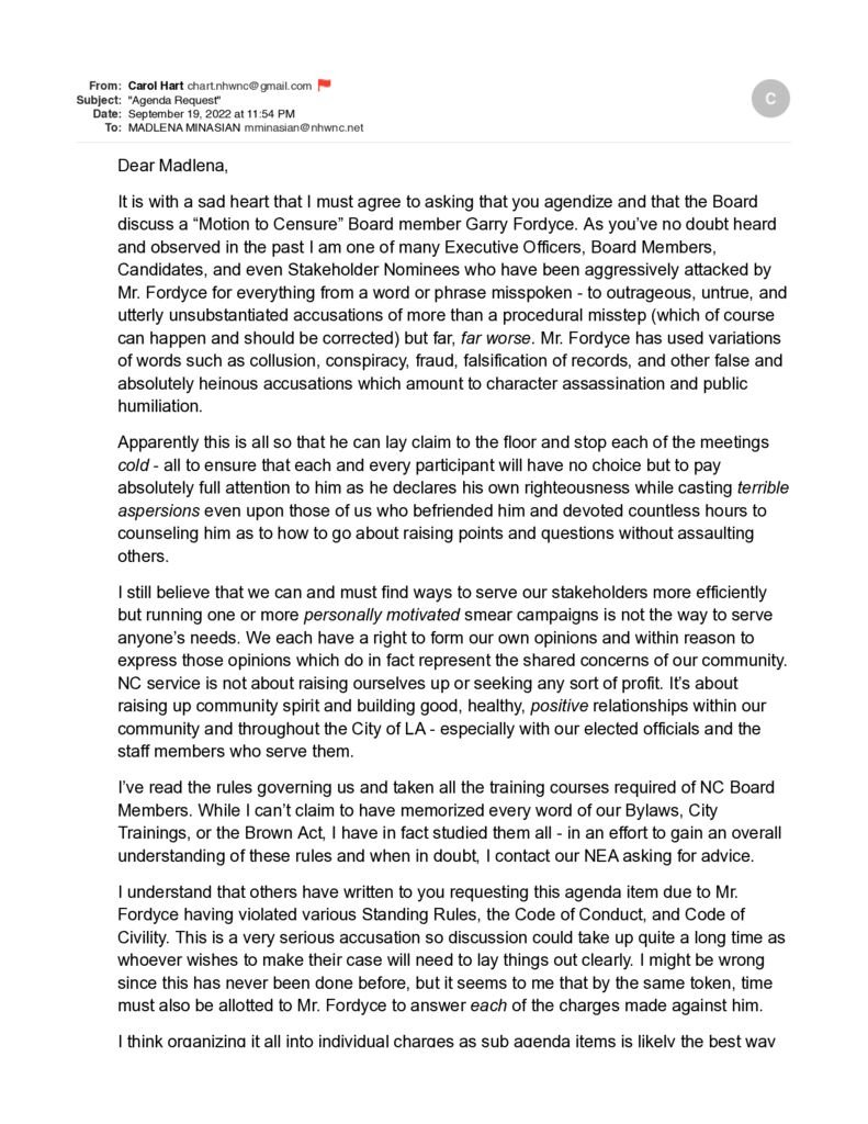 thumbnail of NHWNC GF censure request by C. Hart 2022-9-19