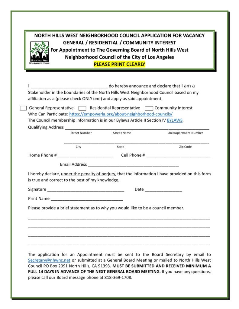 thumbnail of NHWNC Board Application