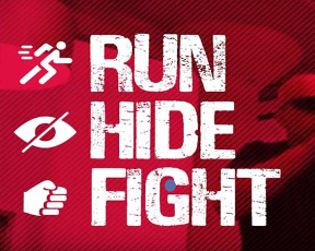 Run Hide Fight logo