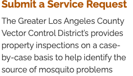 Vector Control Service Request