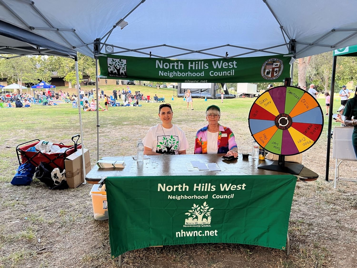 Madlena Minassian & Maggie Elliot at National Night Out