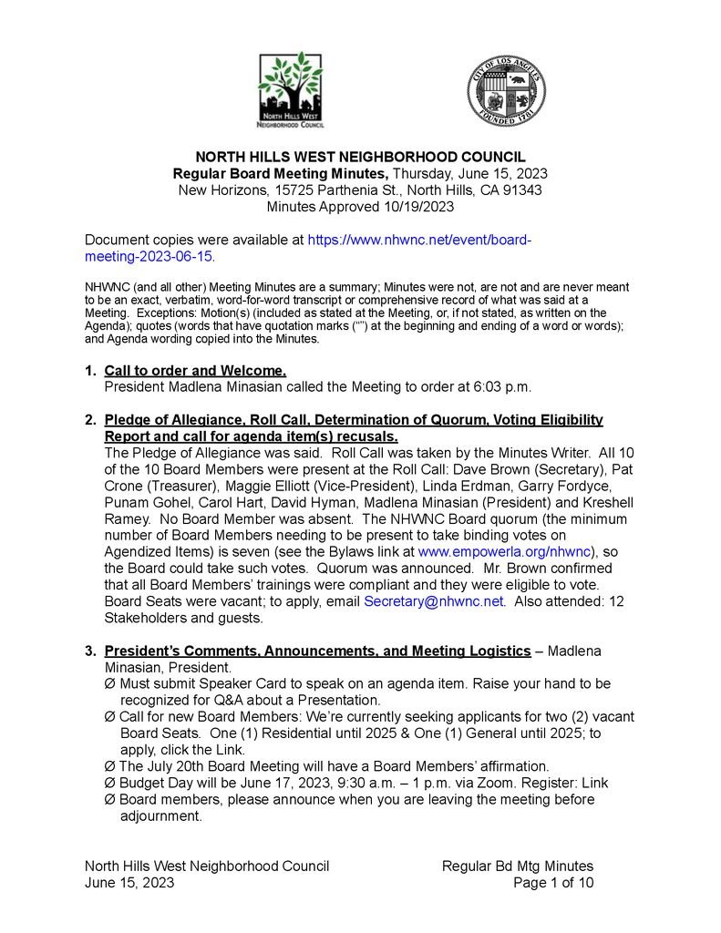 thumbnail of NHWNC Approved Minutes 2023-6-15 Bd 2