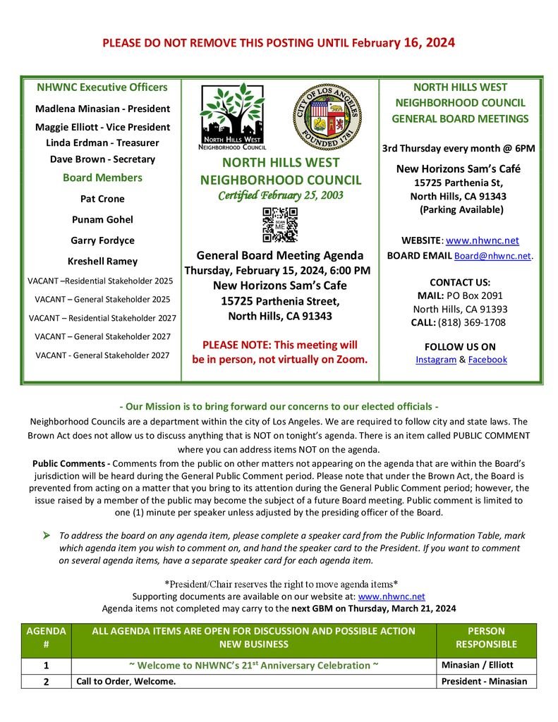 thumbnail of NHWNC General Board Meeting Agenda 2-15-2024