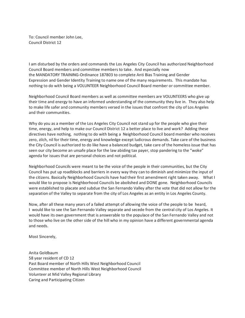 thumbnail of Letter _ Anita Goldbaum