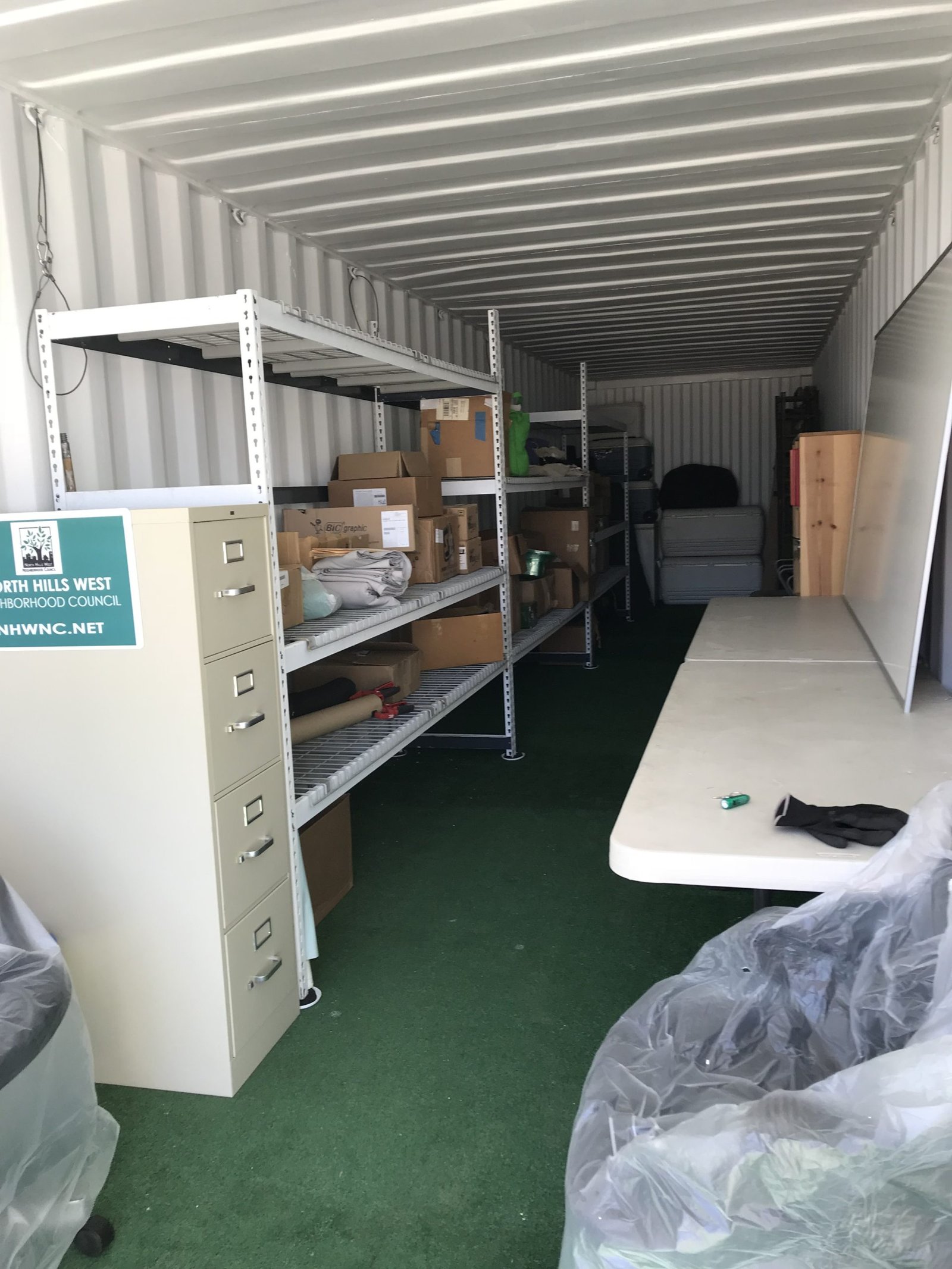 NC storage bin (40' SEU)