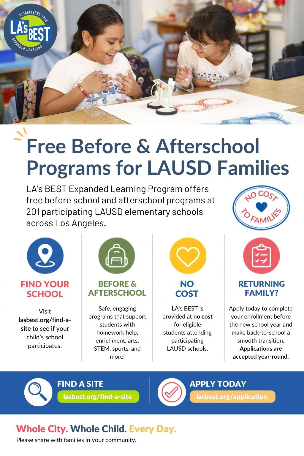Free Expanded Learning for CD12 Students