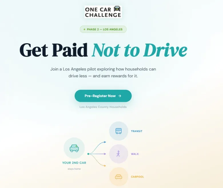 LA Metro Will Pay You $600 to NOT Drive Your Car